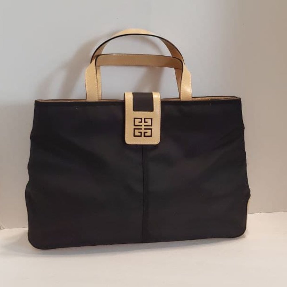 Givenchy Black Nylon and Leather Bag